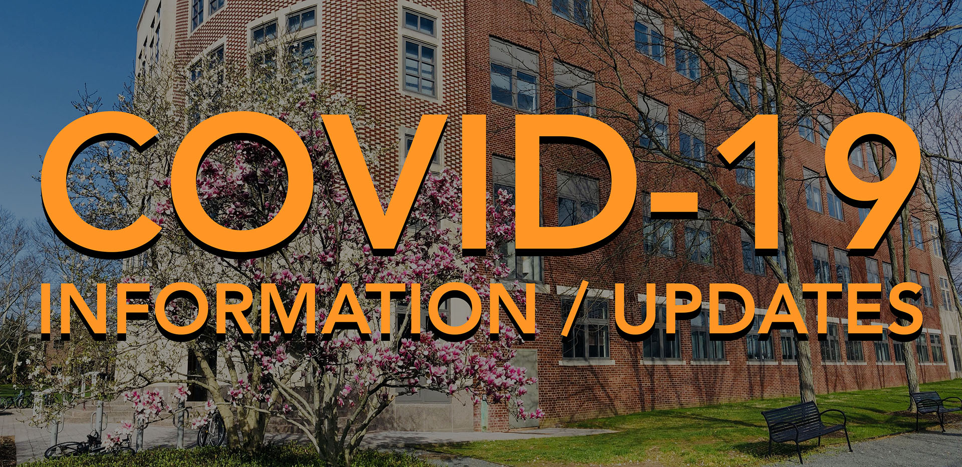 COVID 19 information and updates.