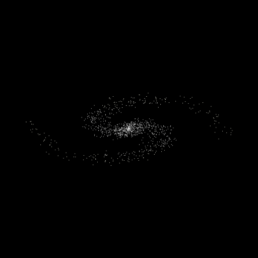 Spiral Galaxy. It is not readily apparent that it is a fractal, but that is simply because I use the