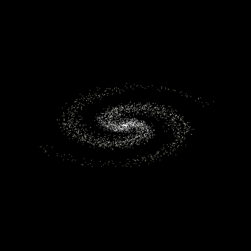 Spiral Galaxy. It is not readily apparent that it is a fractal, but that is simply because I use the