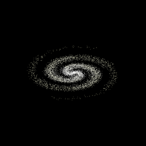 Spiral Galaxy. It is not readily apparent that it is a fractal, but that is simply because I use the