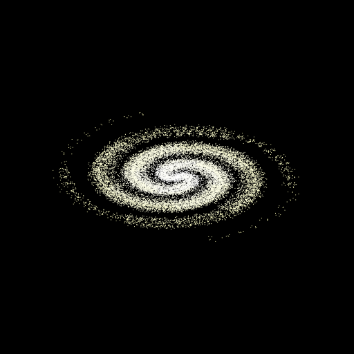 Spiral Galaxy. It is not readily apparent that it is a fractal, but that is simply because I use the
