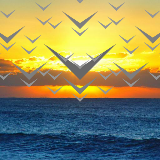 I decided to make something natural and I remembered the kind of drawings I used to make when I was little. With a lot of birds flying in the sky and how sometimes it looked like a pattern.