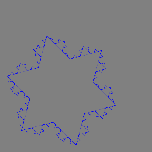 My program, Art.java, draws the famous Koch snowflake.