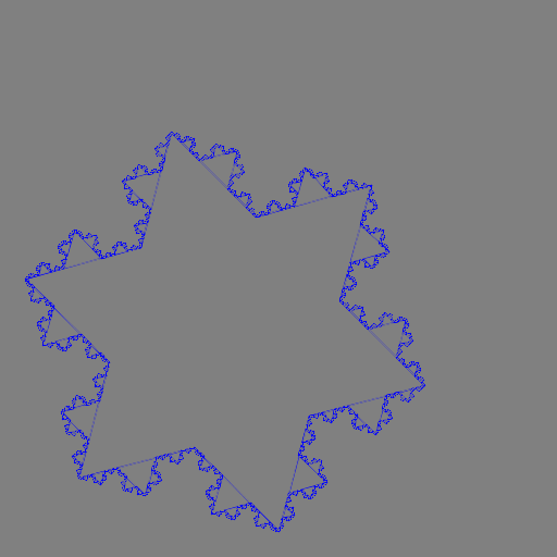 My program, Art.java, draws the famous Koch snowflake.