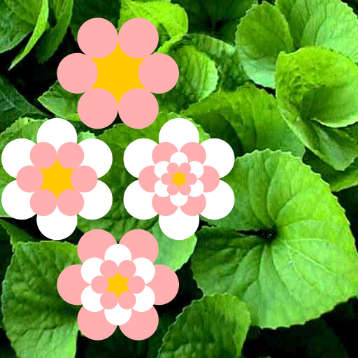 My program creates a center flower with input argument (N) layers of petals. Spaced around this center flower are similar flowers, each with one less layer of petals. For instance, if N = 3, there would be one center flower with 3 layers, one bordering flower with two layers, and one bordering flower with one layer. With this program, you can see flowers of every different complexity, up to seven layers.