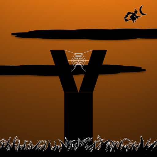 In honor of Halloween, I drew a spooky tree. The tree has two recursive parts: the branches and the web. I used geometry and graph paper to figure out where to place all of the vertices for the hexagons, branches, and web-branch connecting lines. I also spiced up the drawing by adding some external image files: an orange background, grass, a witch, and clouds.