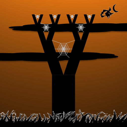 In honor of Halloween, I drew a spooky tree. The tree has two recursive parts: the branches and the web. I used geometry and graph paper to figure out where to place all of the vertices for the hexagons, branches, and web-branch connecting lines. I also spiced up the drawing by adding some external image files: an orange background, grass, a witch, and clouds.