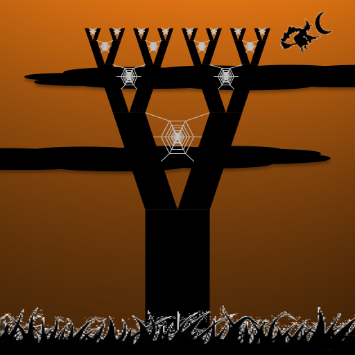 In honor of Halloween, I drew a spooky tree. The tree has two recursive parts: the branches and the web. I used geometry and graph paper to figure out where to place all of the vertices for the hexagons, branches, and web-branch connecting lines. I also spiced up the drawing by adding some external image files: an orange background, grass, a witch, and clouds.