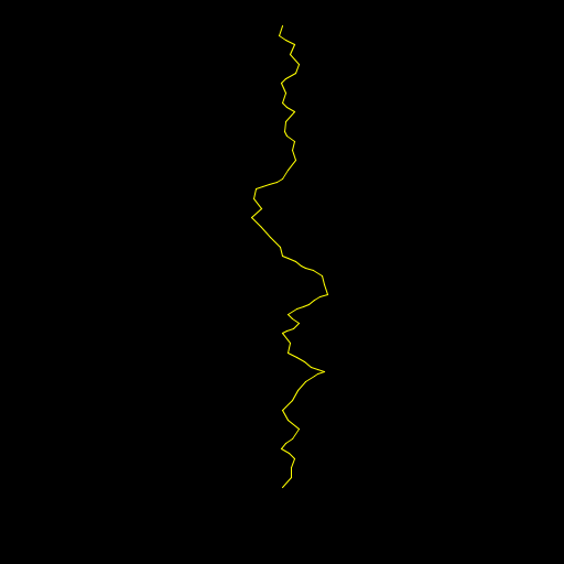 For my art.java, I wanted to simulate a Lichtenberg figure (basically a lightning bolt etched in an insulator). Lichtenberg figures are an instance of diffusion-limited aggregation, which amounts to Brownian motion in its simplest form. I basically combined a lightning bolt-esque tree function with an adapted version of the Brownian.java program. This resulted in a recursive function nested within a recursive function. Art.java starts looking fairly accurate at around N = 5 and can be tweaked via some of the program's internal parameters.