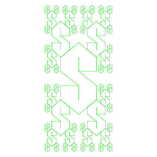 I wrote a program that recursively plots