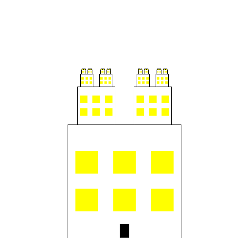 Using the idea of recursive functions, my art.java takes in an integer commandline argument N and draws an n layered apartment that builds two towers on top of every layer.