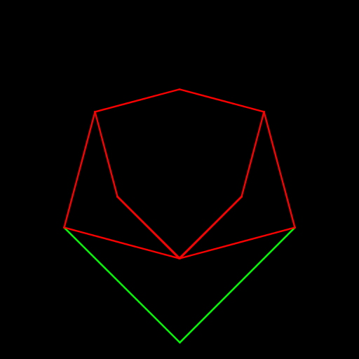 It is a recursive rose. Honestly I went through a lot of trial and error. I messed around with angles and various add-ons. Finally I changed the colors.