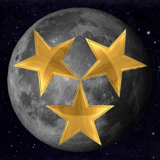 My Art program displays a background of space, and then recursively draws the moon with three stars inside (and then the moon and three stars inside each star, etc.). I wrote the program by creating a method to display a picture of the moon, and a method to display a picture of a star. I then designed the call structure so that the moon and star method were mutually recursive. The image files themselves are from the internet. I edited them to better fit my purposes (scaling and size).