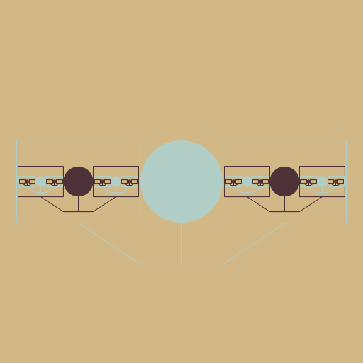 I made a picture of a person holding two pictures, each containing a picture of a person holding two pictures, and so on. The color of the person and picture switches with each layer, as well. I was inspired by images like ESPN the Magazine`s