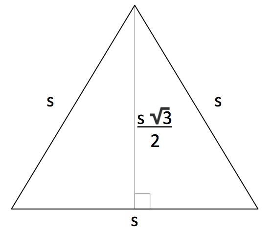 height of an equilateral triangle