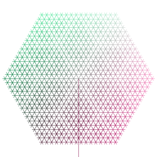 My Art.java creates a fractal recursive drawing of a polynomial with n sides, where n is the order of recursion as well. The largest polynomial is created by a recursive combination of smaller polynomials of n sides, although at the smallest level, each