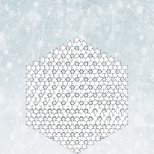 I was inspired by the Koch fractal. (There was a link to it on the checklist for the assignment.) I just referenced my Sierpinski program on how to structure the recursion.