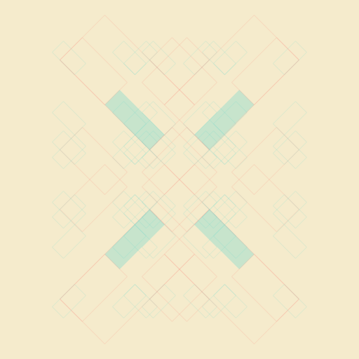 At first, I struggled to think up a design that was interesting and distinct from the examples that were provided to us in class and the Sierpinski program, but I Googled fractal patterns. I worked with rectangles instead of the polygonal shapes that are present in the pattern I found online and attempted to achieve the same sense of mirroring and shifting. My program achieved this by shifting one vertex of each of the four rectangles up and down using