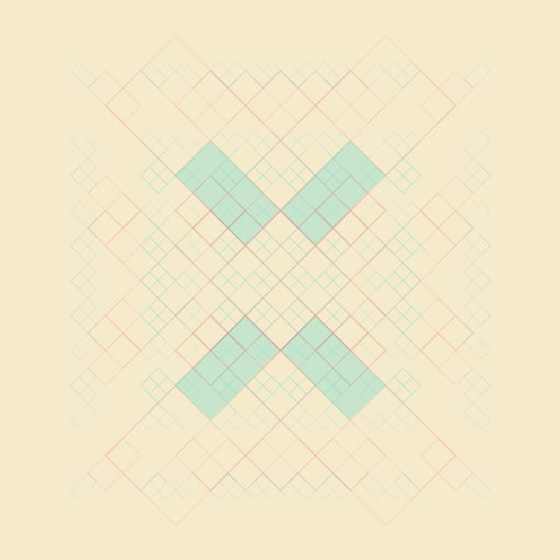At first, I struggled to think up a design that was interesting and distinct from the examples that were provided to us in class and the Sierpinski program, but I Googled fractal patterns. I worked with rectangles instead of the polygonal shapes that are present in the pattern I found online and attempted to achieve the same sense of mirroring and shifting. My program achieved this by shifting one vertex of each of the four rectangles up and down using