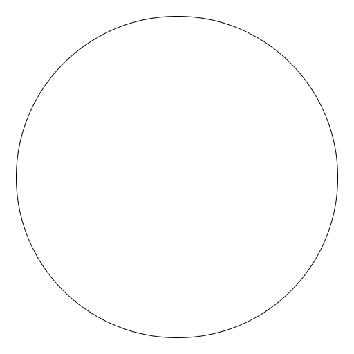 I made a fractal out of nine circles inscribed within a larger circle.