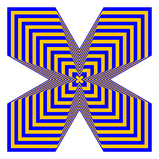 This program is based on the Cesaro Fractal. It includes two different recursive methods. First recursive method, called littleCesaro, decreases the size of the shape drawn K number of times. K is fixed for this assignment. Each iteration gets smaller by a factor of 1/K. The second recursive method actually draws the fractal. I essentially draw fractals with every number of iterations up to the user specified amount. The fractal iterates by placing an arrow head that is formed by two sides of an equilateral triangle on each line segment drawn. I remembered from class that I could pass and edit an array back and forth between methods so I thought it would work best to fill an array with all the points that I would need to draw, then using the polygon methods.