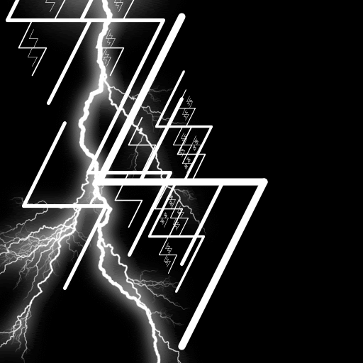 My artistic creation is a model thunderstorm, that uses recursion two different times to be created. First, I created the initial shape of a lightning bolt in a function boltShape. Then, I used recursion to call that function two times to create an full lightning bolt, drawing smaller boltshapes on top and bottom of the middle part of the original boltshape to create a more realistic lightning bolt. Finally, I create N bolts, to create an effect of a larger thunderstorm.