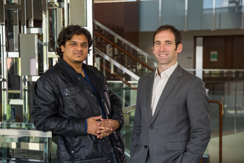 Prof. Nick Feamster and Ph.D. student Sarthak Grover