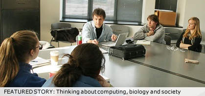FEATURED STORY: Thinking about computing, biology and society
