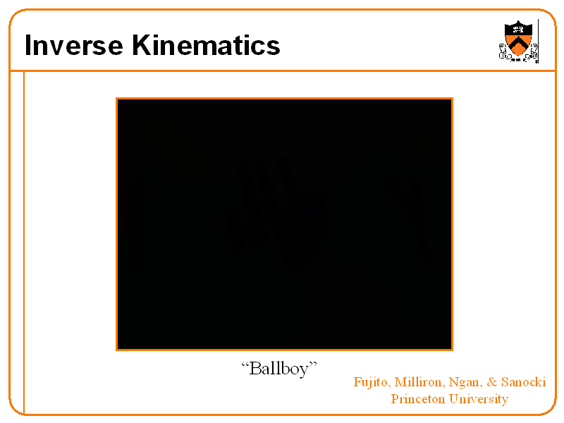 Inverse Kinematics Inverse Kinematics