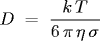 Stokes-Einstein relation