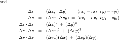 definition of relevant quantities