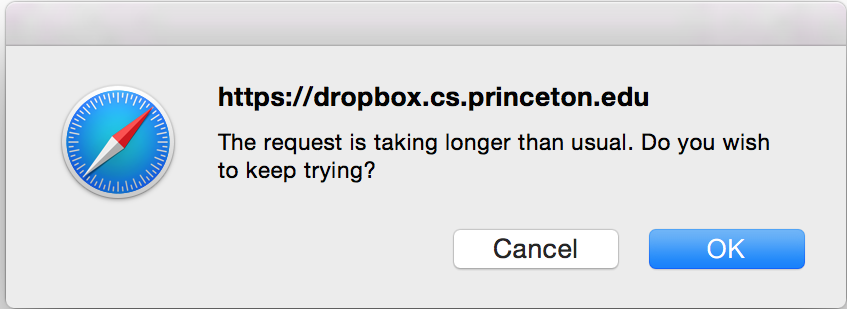 Dropbox taking longer than usual