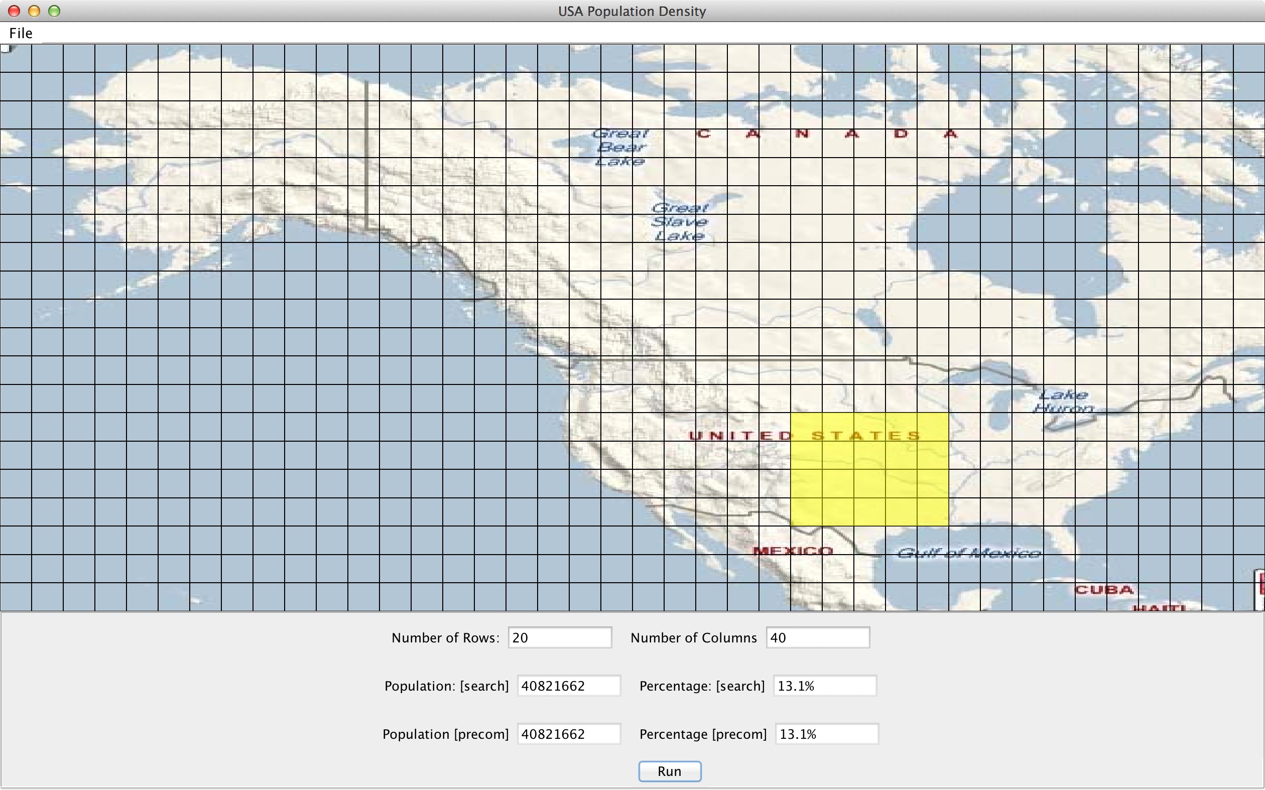 Population GUI