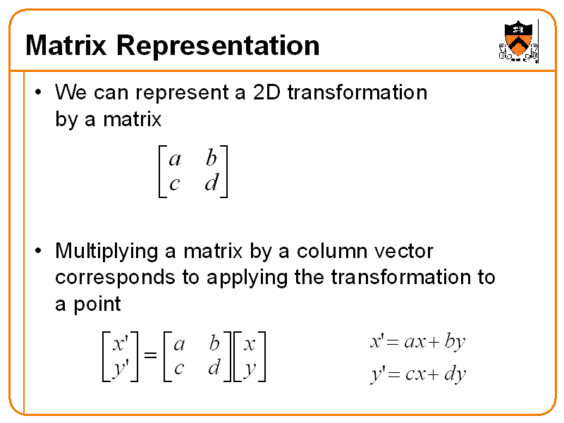 Matrix representation