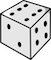 one fair six-sided die