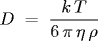 Stokes-Einstein relation