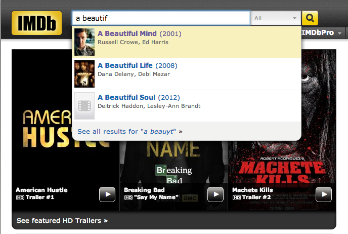 IMDB search