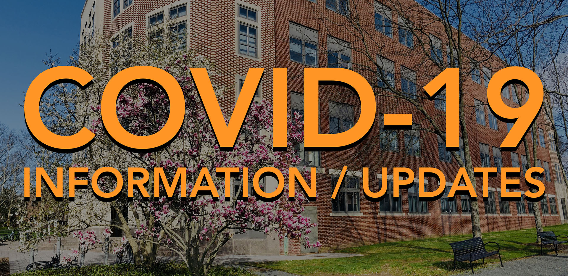 COVID 19 information and updates.
