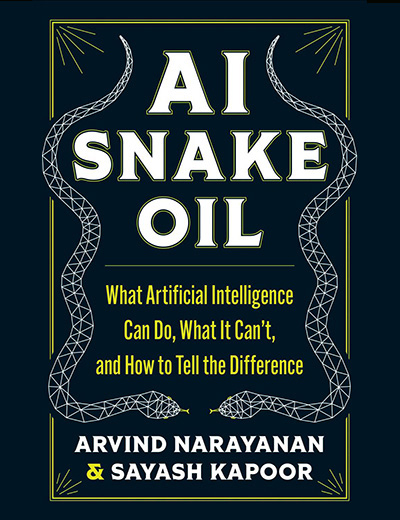 AI Snake Oil book cover