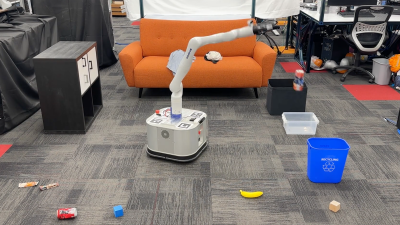 Tidybot picking up