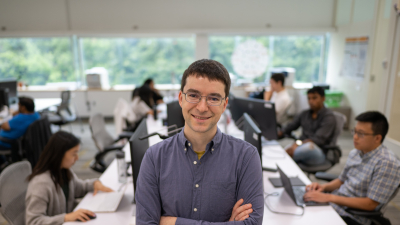 Yuri Pritykin in his lab
