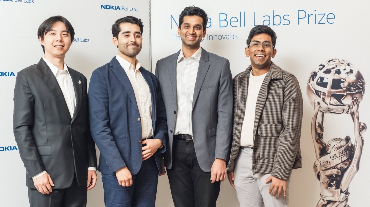 DataMUX team at the 2022 Bell Labs Awards