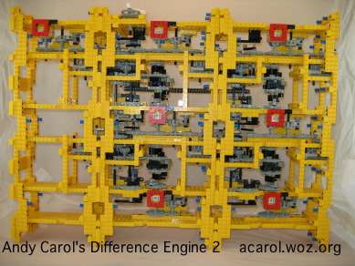 Small picture of the difference engine.